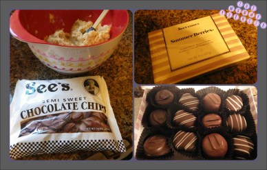 See's Candies Summer Berries and chocolate chips