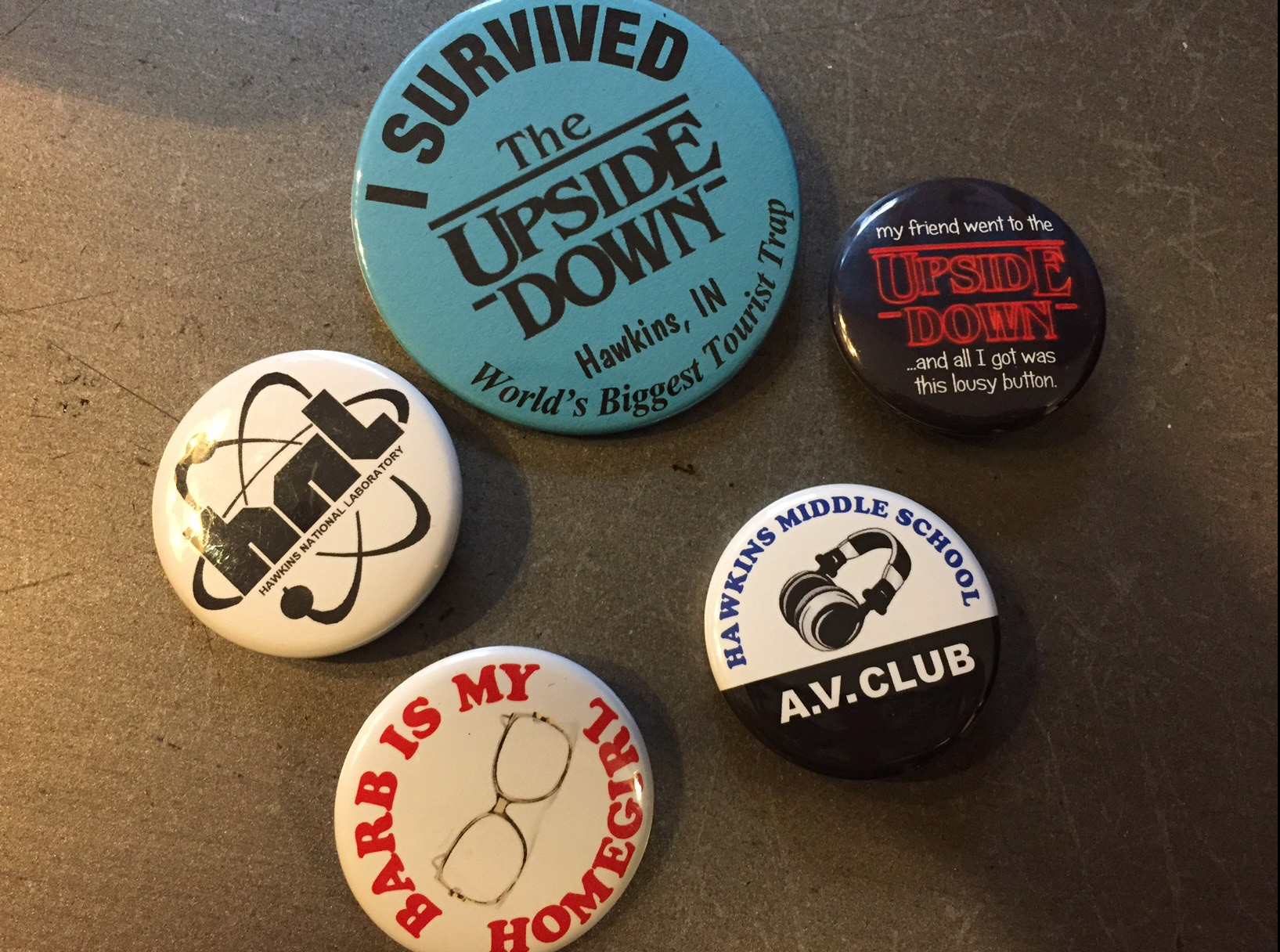 Stranger Things pins