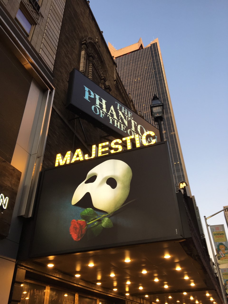 Enjoying The Music of the Night on&nbsp;Broadway