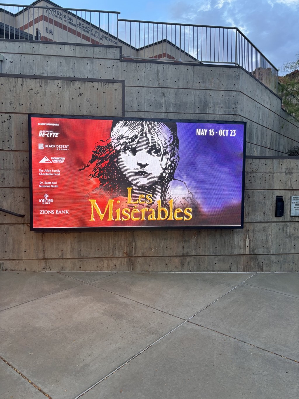 Les Misérables at Tuacahn: A Night We Won’t Soon Forget